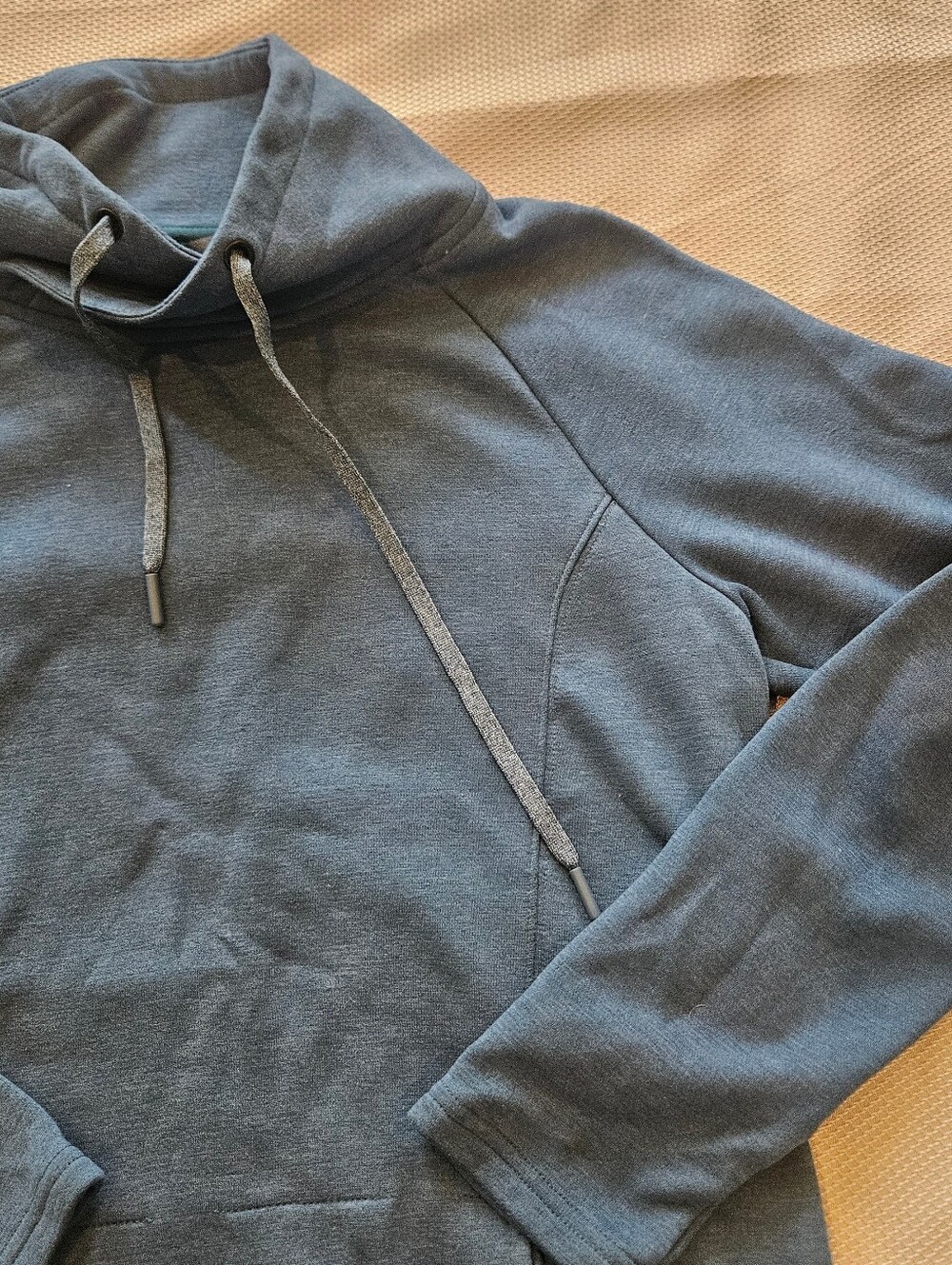 KUHL Freethinkr Blue Navy Fleece Lined Pullover Cross Neck Sweatshirt Women’s S